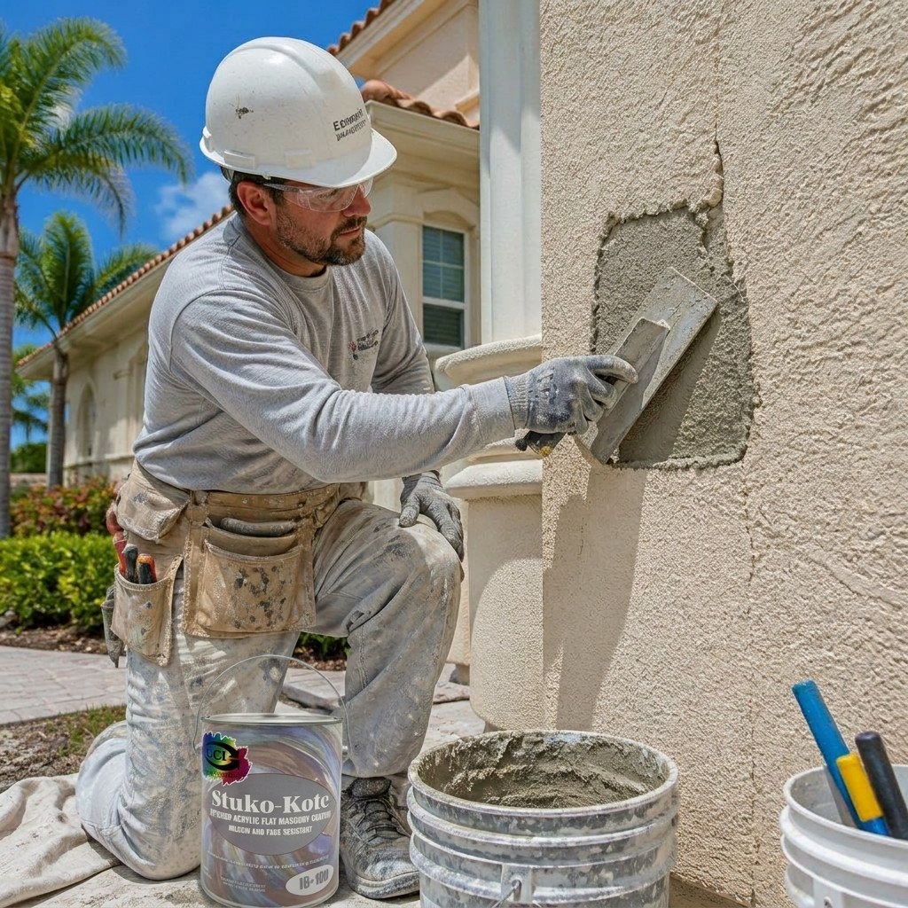 Repairing Stucco Before Painting in Florida: What Prevents Early Failure?