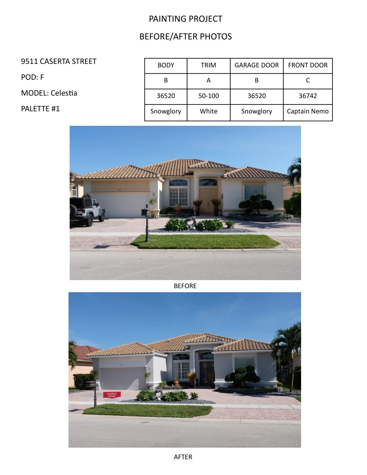 Before and after — UCI Paints community repaint.