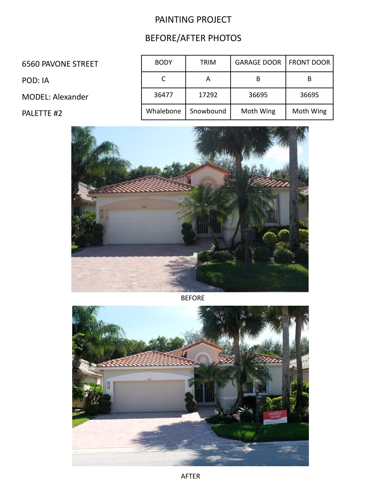 Before and after — UCI Paints community repaint.