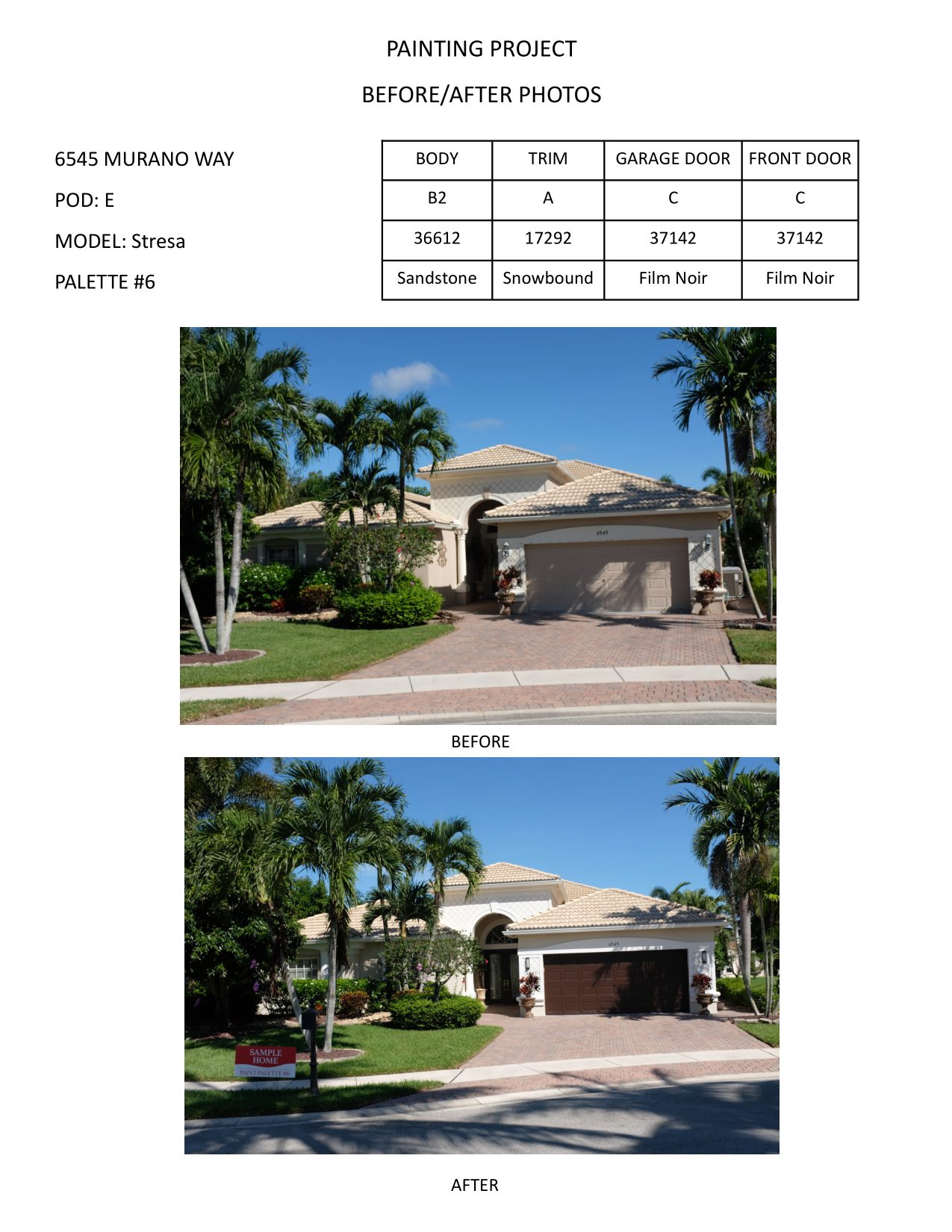 Before and after — UCI Paints community repaint.