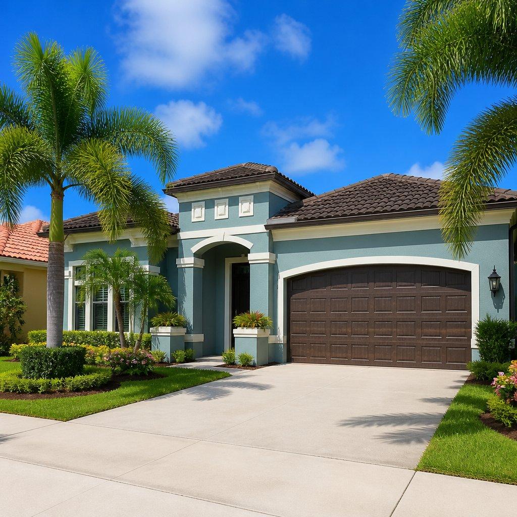 Florida Exterior Paint Colors That Last in HOA Stucco Heat