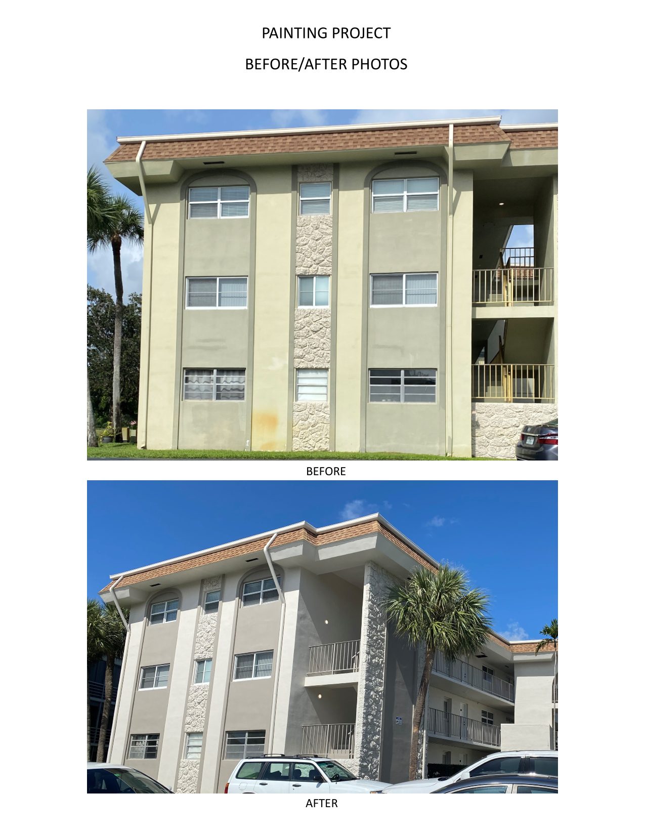Before and after — UCI Paints community repaint.