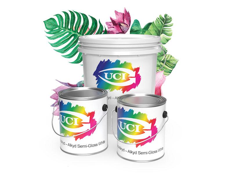 Exterior grade acrylic latex paint for South Florida.